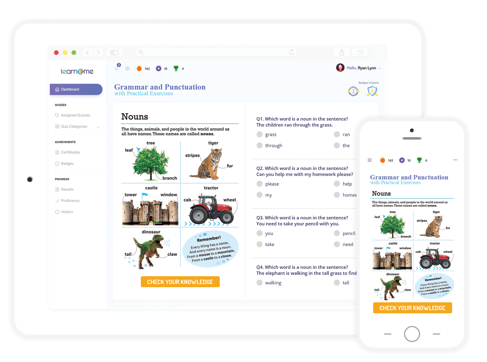 Grammar and Punctuation with Practical Exercises